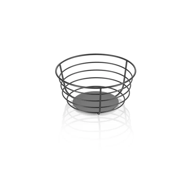 Buffetmand STEELNEST, Ø 19 cm, hoogte 9 cm, poedergecoat, metaal Rechtstreeks Van De Fabrikant