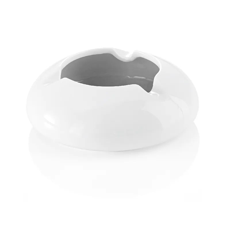 Beperkt Aanbod Windbestendige asbakset, Ø 12,5 cm, set van 6 stuks, porselein
