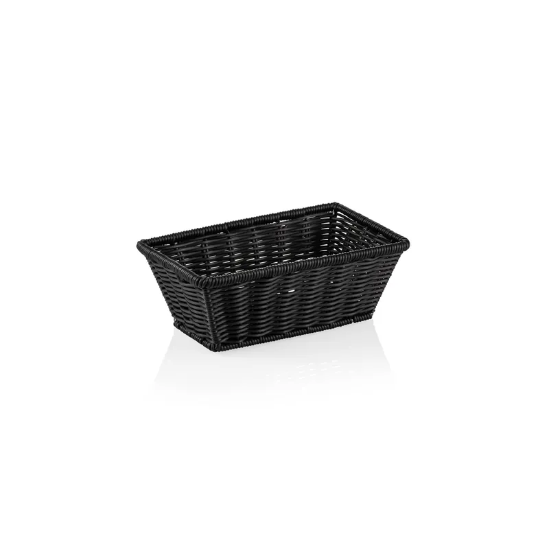 Uitverkoop GN-korf 1/4 WEAVER PRO GN-korven, zwart, polypropyleen, roestvrij staal 18/10