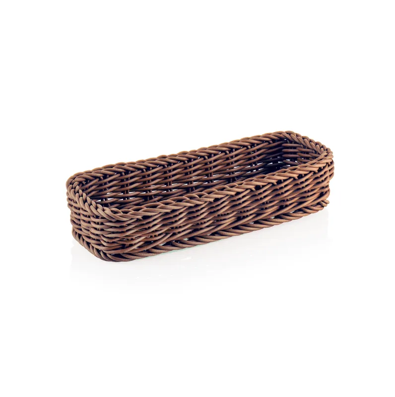 Bestekkorf WEAVER PRO systeemkorven, 27 x 10 x 5 cm, bruin, polypropyleen Seizoensaanbieding