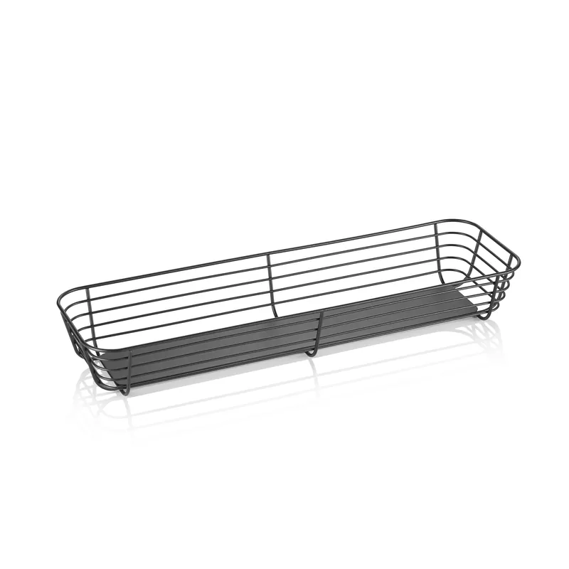 GN buffetkorf 2/4 STEELNEST, hoogte 8 cm, poedergecoat, metaal Actieprijs