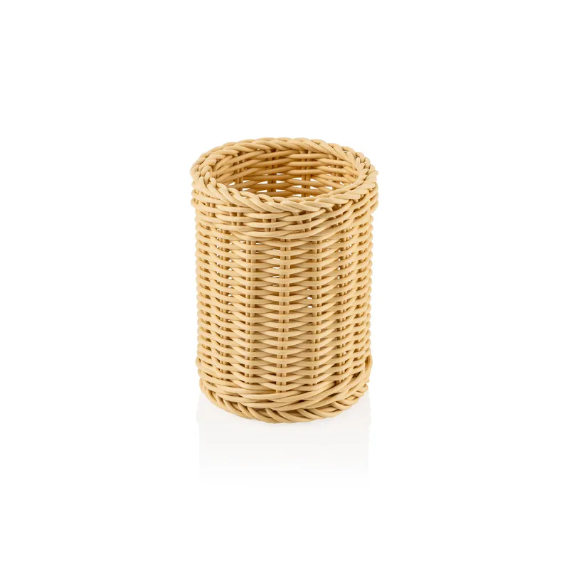 Bestekkorf WEAVER PRO systeemkorven, Ø 12 cm, hoogte 15 cm, lichtbeige, polypropyleen Bestseller