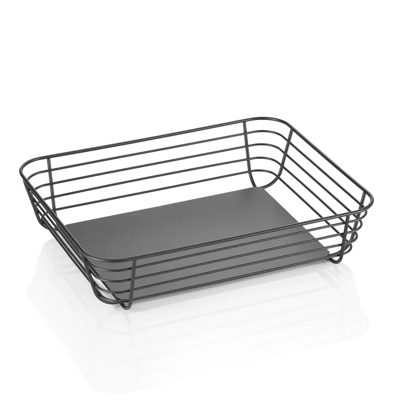 Premium GN buffetkorf 1/2 STEELNEST, hoogte 8 cm, gepoedercoat, metaal