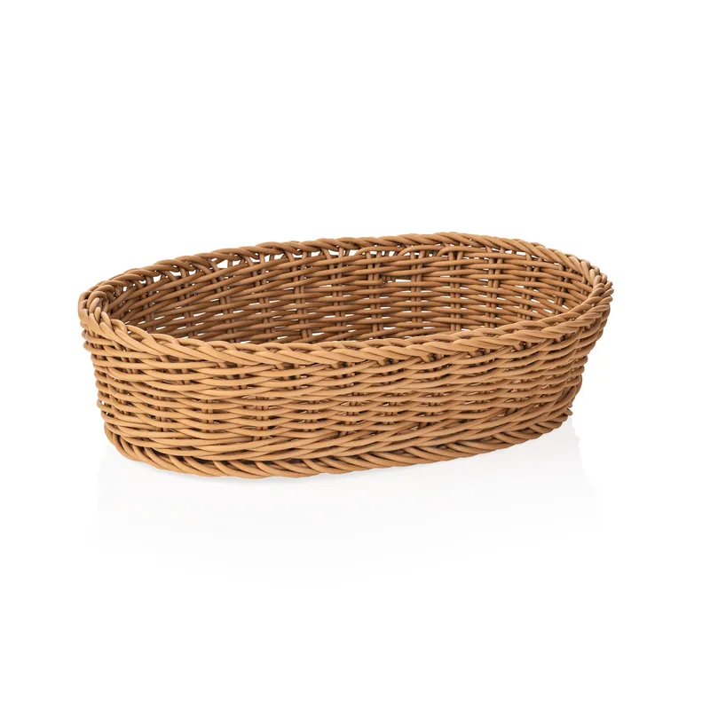 Betaalbaar Korf WEAVER PRO tafelkorven, 28 x 16 x 8 cm, ovaal, beige, polypropyleen