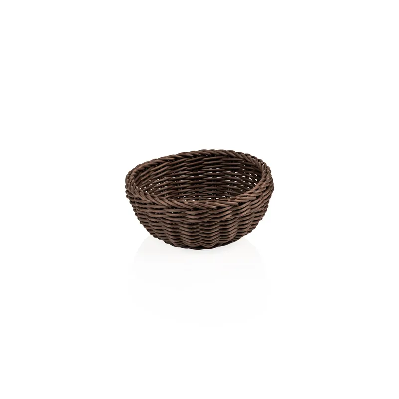 Korf WEAVER PRO tafelmanden, Ø 20 cm, hoogte 8 cm, bruin, polypropyleen Op = Op