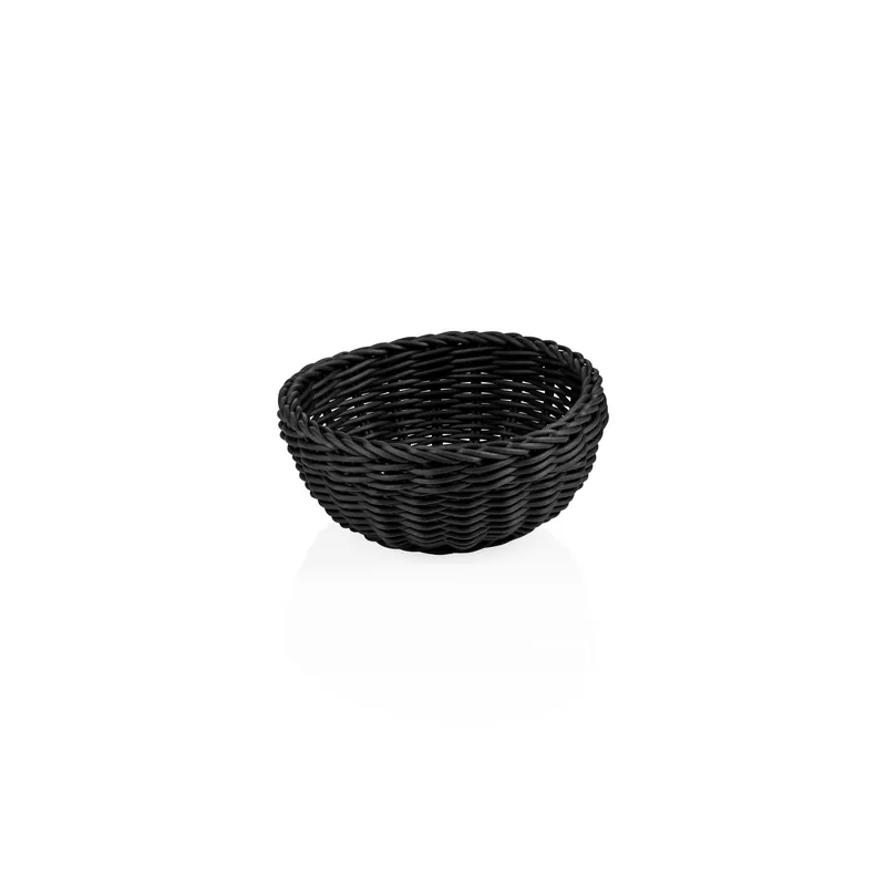 Mand WEAVER PRO tafelmanden, Ø 20 cm, hoogte 8 cm, zwart, polypropyleen Uitverkoop