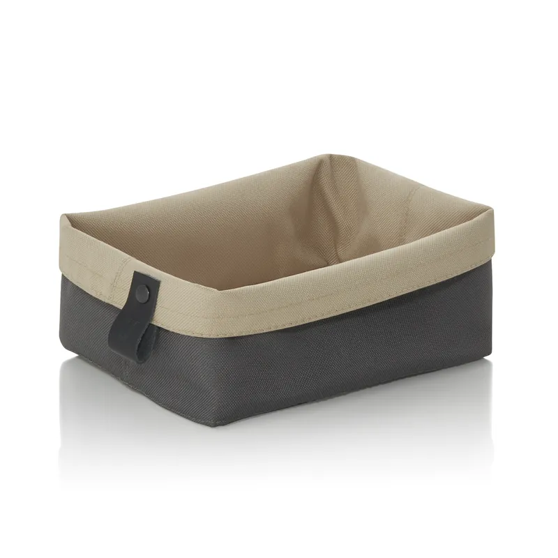 Broodtas FLIP TETRON, 20 x 14 x 9 cm, lichtgrijs/licht khaki, Tetron Merkproduct