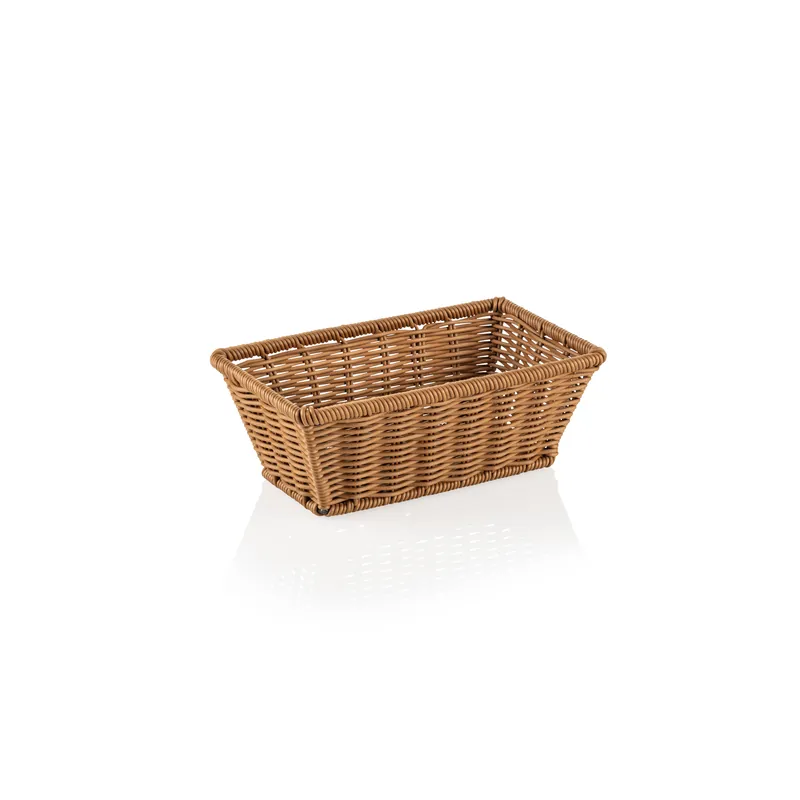 GN-korf 1/4 WEAVER PRO GN-korven, beige, polypropyleen, chroom-nikkelstaal 18/10 Koopje