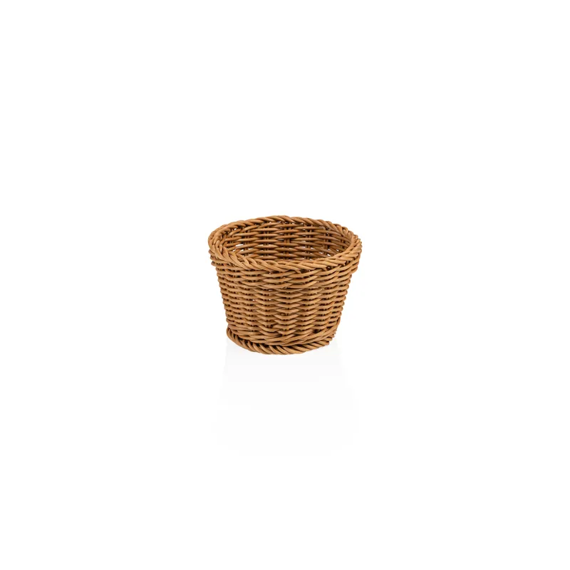 Mand WEAVER PRO tafelkorven, Ø 13 cm, hoogte 10 cm, ovaal, beige, polypropyleen Lage Prijs