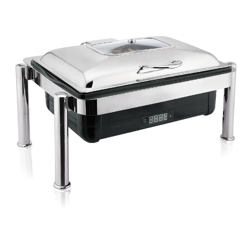 Elektrische chafing dish GN 1/1, 67 x 46 x 37,5 cm, polypropyleen, chroom-nikkelstaal Koopje