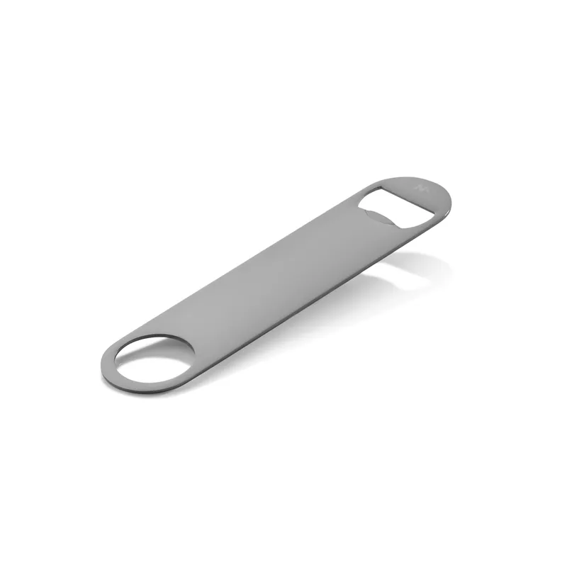 Flesopener NOCTURN, 18 x 4 cm, gunmetalen afwerking, chroom-nikkelstaal 18/8 Rechtstreeks Van De Fabrikant