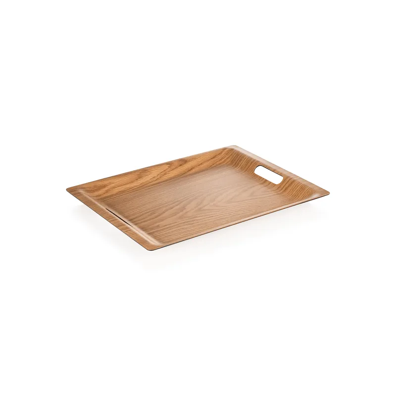 Dienblad GRIP & SERVE, 45,5 x 34,5 cm, met handgrepen, antislip, polyurethaan, melamineversterkt papier Rechtstreeks Van De Fabrikant