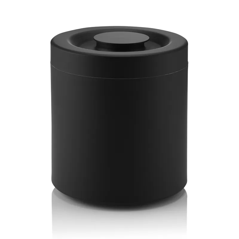 Koelbox NOCTURN, Ø 18,5 cm, hoogte 21 cm, zwart mat, aluminium, polystyreen Snelle Levering