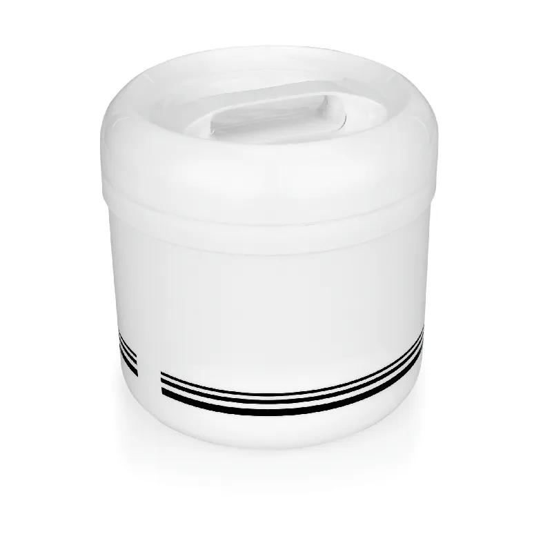 Speciale Aanbieding Koelbox, Ø 21 cm, hoogte 22 cm, 4 liter, dubbelwandig, wit, polypropyleen