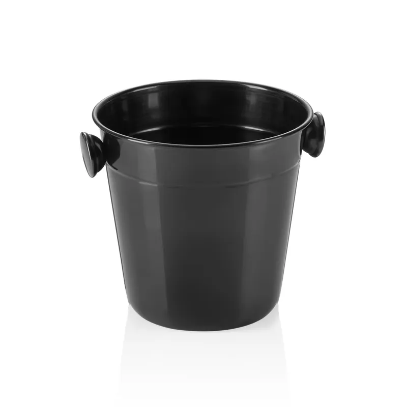 Mini ijsemmer, Ø 11 cm, hoogte 11 cm, 0,50 liter, PVD zwart, chroom-nikkelstaal Laatste Kans
