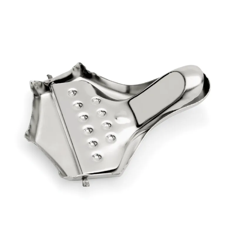 Betrouwbaar Citroenschijfjespers set, 8,5 x 6 cm, set van 4 stuks, chroom-nikkelstaal