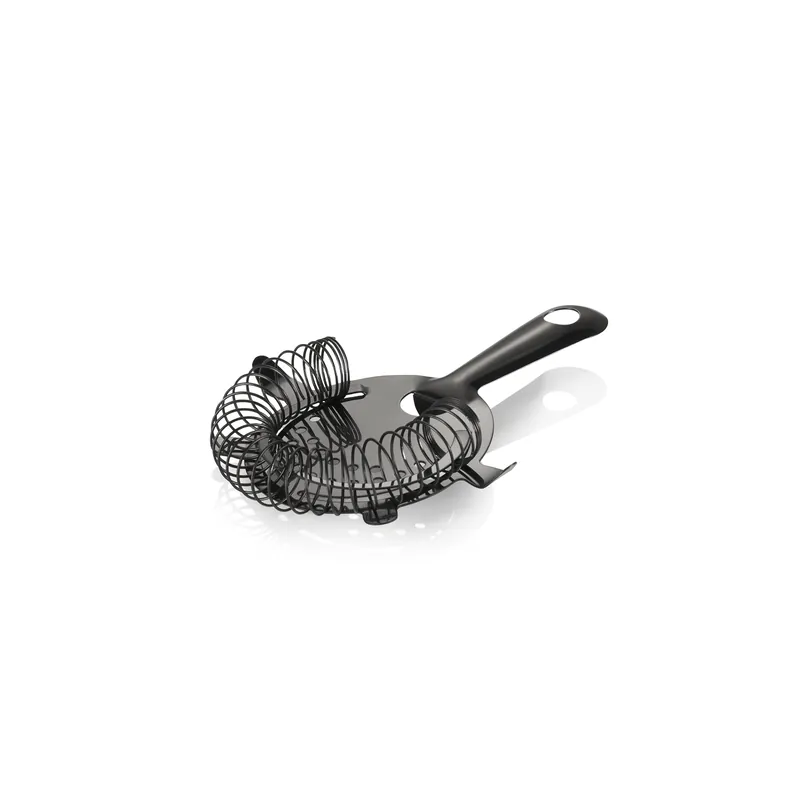 Populair Barzeef, Ø 8 cm, 15 cm, zwart, chroom-nikkelstaal, PVD-coating