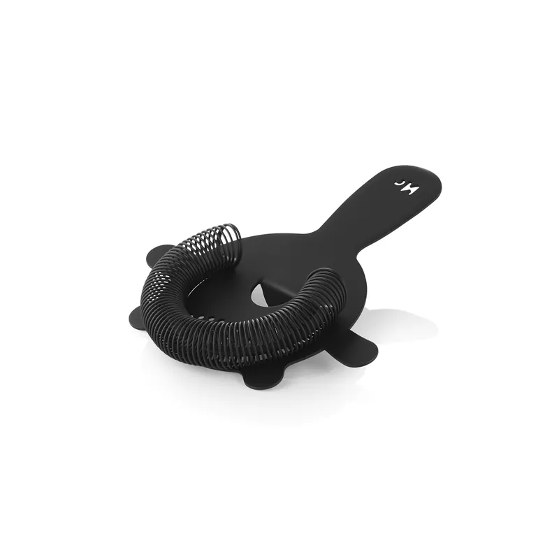 NOCTURN barzeef met veer, 4 tanden, diameter 8 cm, zwart mat, roestvrij staal 18/8 Koop Online