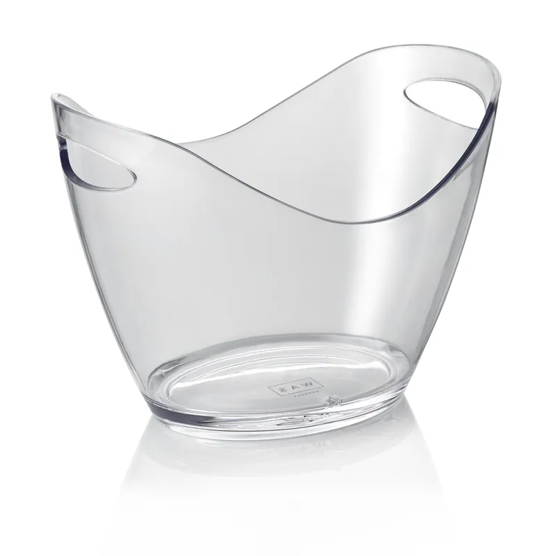 Goedkoop fleskoeler, 27 x 20,5 x 19,5 cm, 3 liter, transparant, kunststof