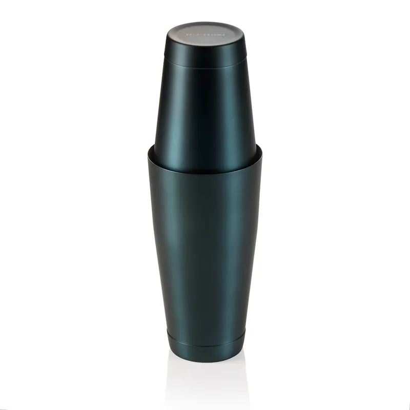 Beste Prijs Shaker Tin Tin NOCTURN, 0,8 liter, Ø 9 cm, blauw mat, chroom-nikkelstaal 18/8