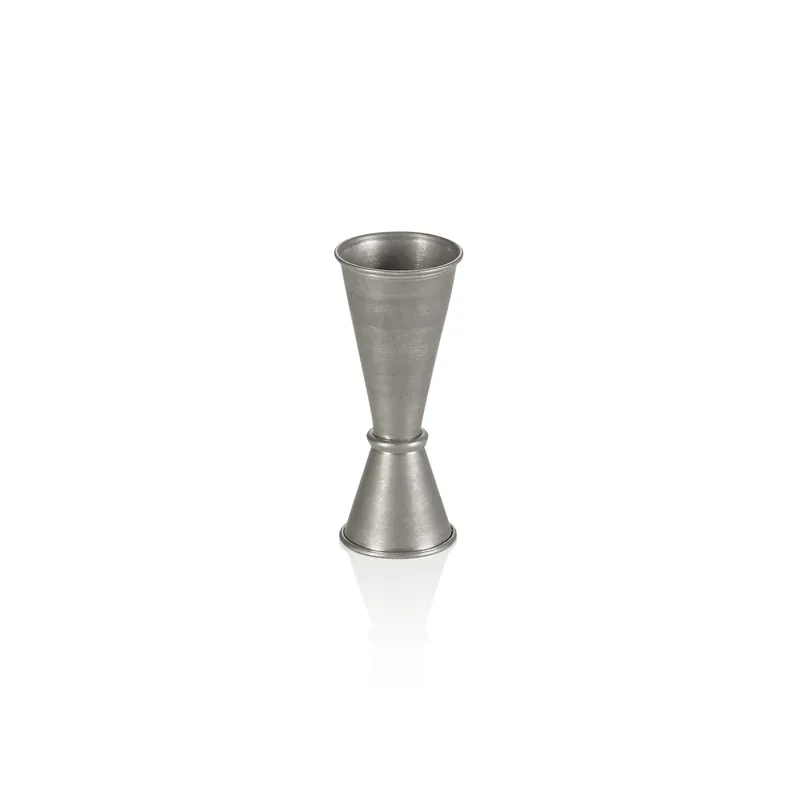 Dagaanbieding Jigger, Ø 4,5 cm, hoogte 11,5 cm, 2,5/5 cl, vintage, chroom-nikkelstaal, PVD-beschichting