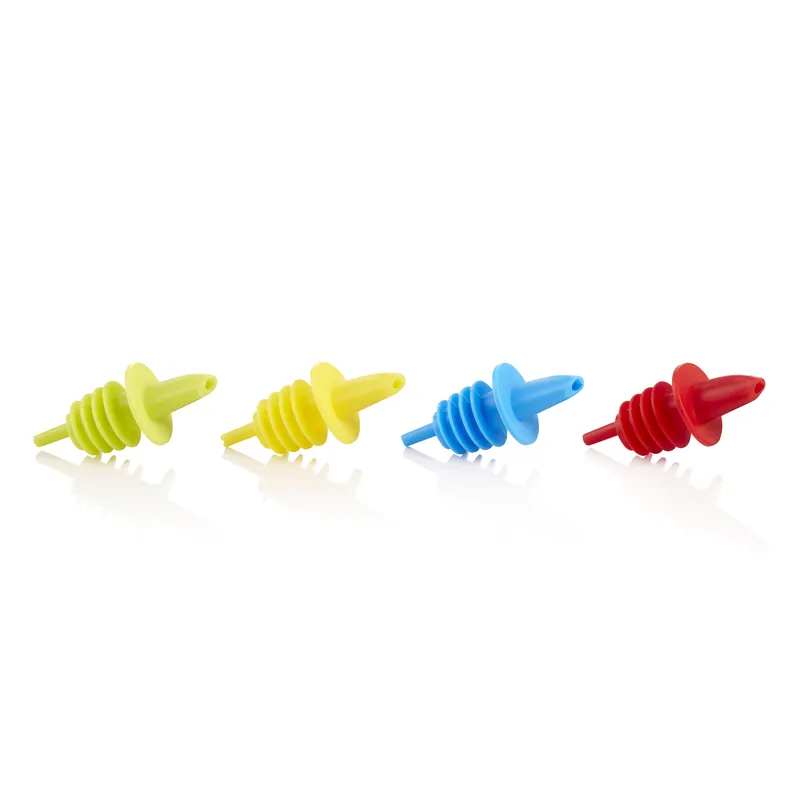 Gietset, elk 3 stuks groen, geel, blauw, rood, set van 12 stuks, kunststof Exclusieve Aanbieding