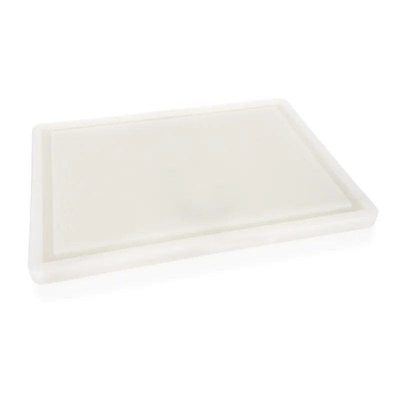 Beperkte Voorraad Snijplank met sapgroef, 40 x 25 x 2 cm, polyethyleen
