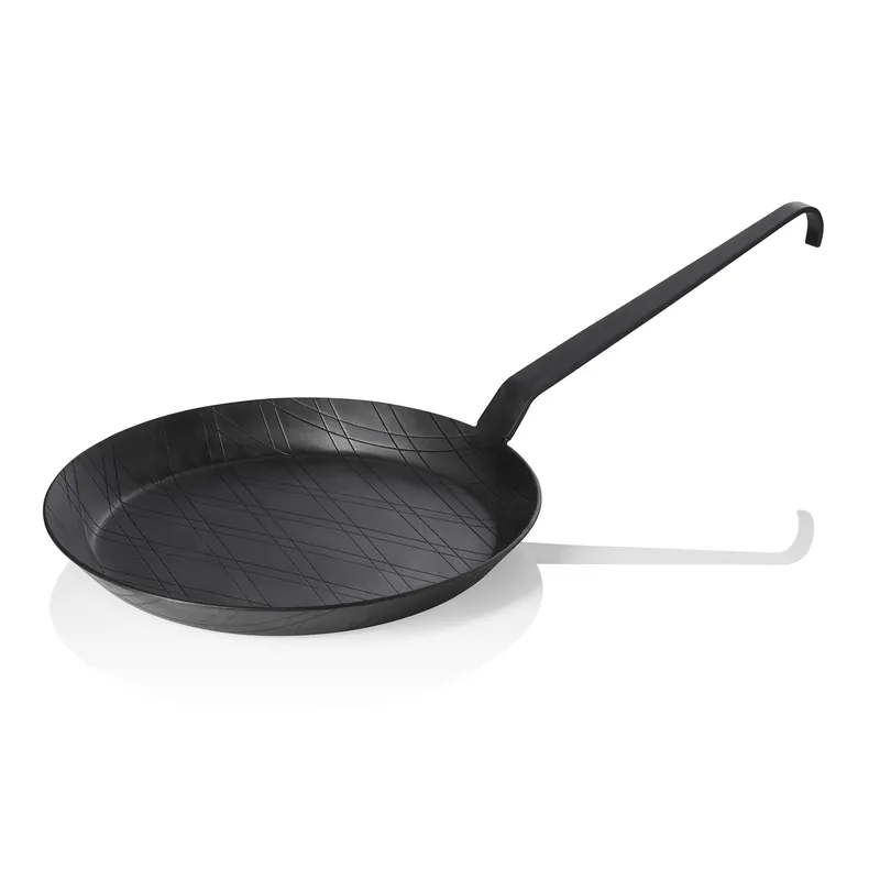 Braad- en serveerpan IRON PAN 22, met haaksteel, diameter 36 cm, ijzer Finale Uitverkoop