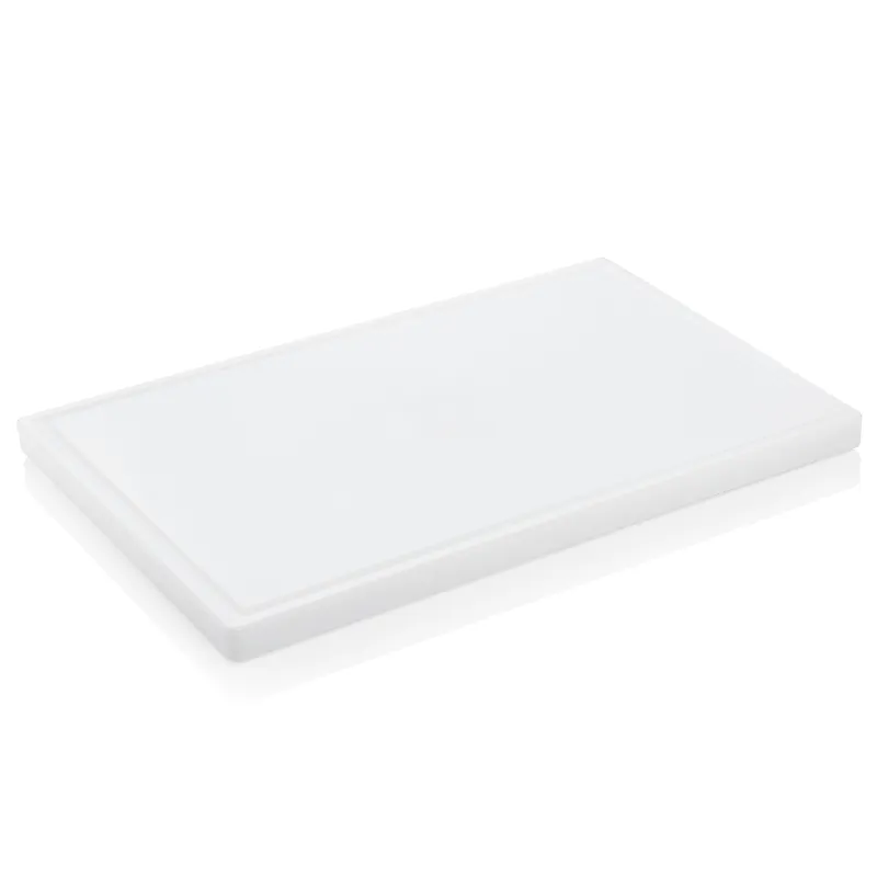 Snijplank met sapgroef, 60 x 40 x 3 cm, polyethyleen Korting