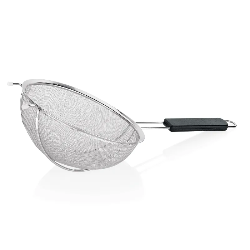 Beperkt Aanbod Grote keukenzeef, Ø 24 cm, mazenwijdte 1 mm, chroom-nikkelstaal, kunststof