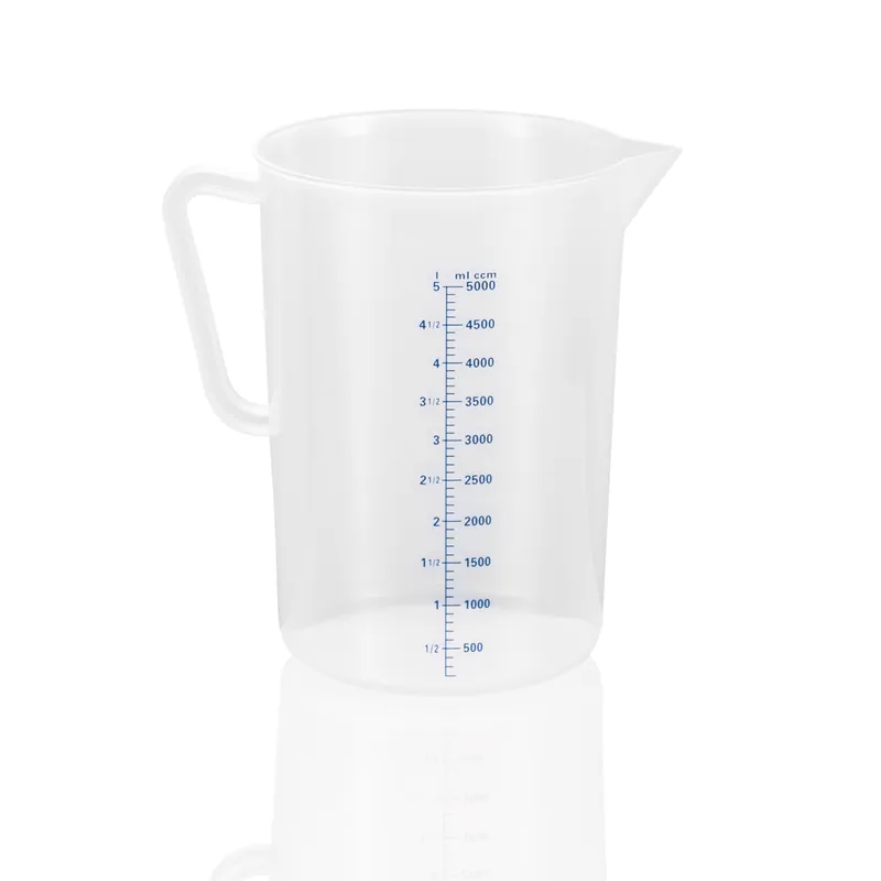 Veilige Betaling Maatbeker, Ø 19,6 cm, 5 l, met 100 ml schaalverdeling, polypropyleen