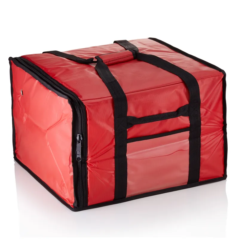 Favoriet Isolatietas voor 6 pizza's, 51 x 48 x 34 cm, rood, kunststof, aluminium