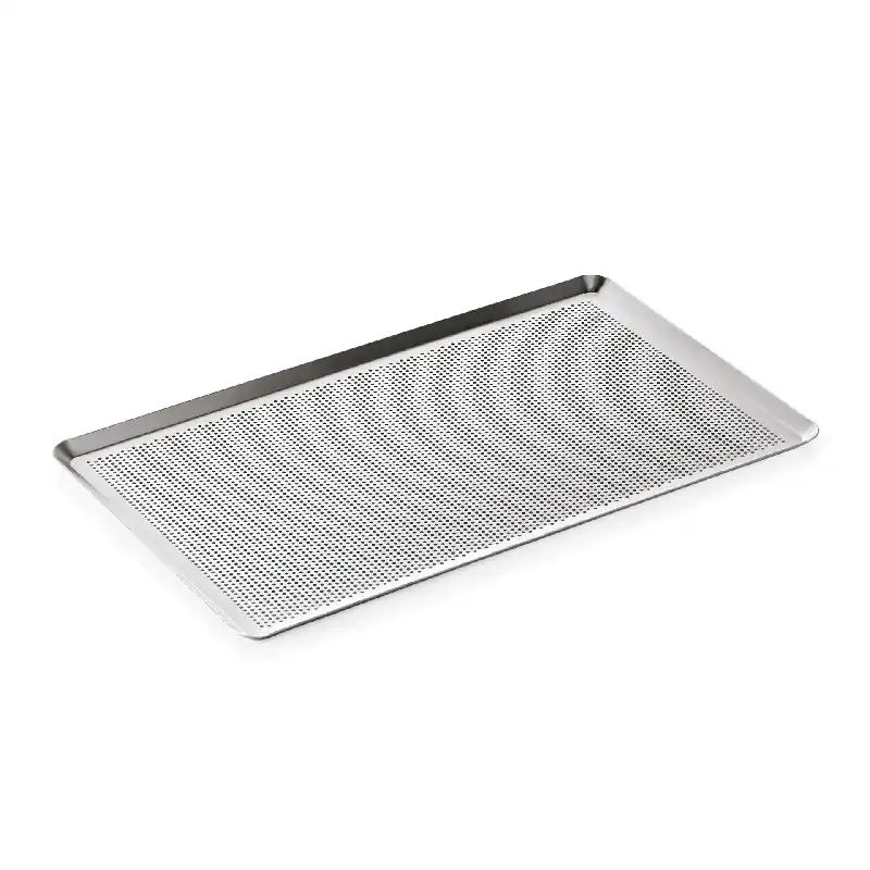 Bakplaat GN 1/1, perforatie 3 mm, 53 x 32,5 cm, aluminium Favoriet