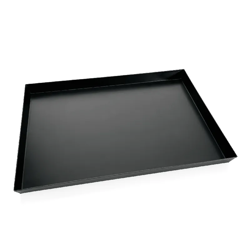 Betaalbaar Pizzabakplaat, 50 x 50 x 3 cm, blauwe staalplaat