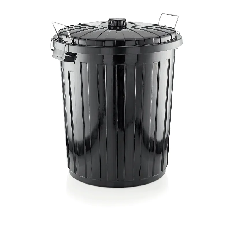 Speciale Aanbieding Afvalcontainer, 2 sluitklemmen, 55 liter, Ø 46 cm, hoogte 55 cm