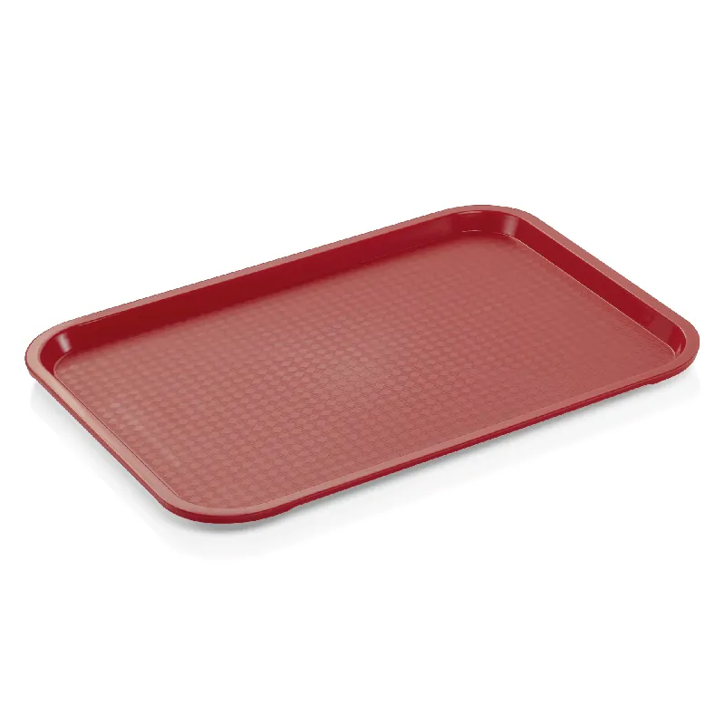 Beste Prijs Dienblad FASTFOOD, 35 x 27 x 2 cm, rood, polypropyleen