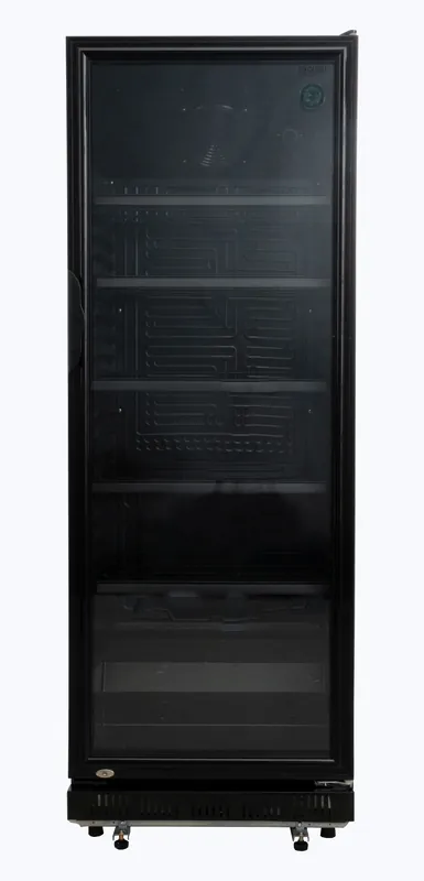 Glasdeur Koeler - Zwart - 347L - Exquisit Uitverkoop