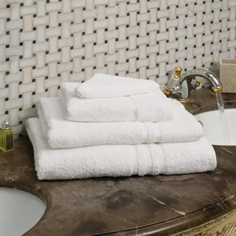 Mitre Essentials Capri Bath Towel White Populair