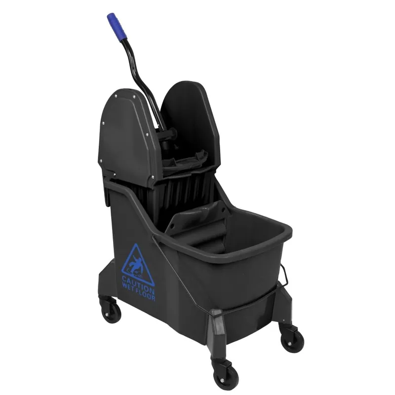 Speciale Aanbieding Jantex Dweilemmer met twee compartimenten en wringer Blauw 30Ltr