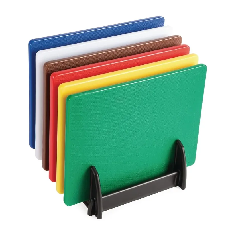 Uitverkoop Speciale Aanbieding: Hygiplas LDPE Snijplanken- En Messenset (pakket met 6 snijplanken)