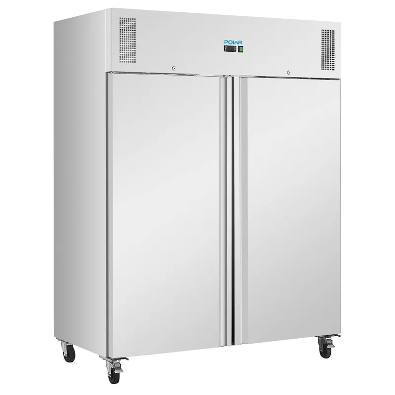 Laatste Kans Polar U-Series Staande dubbeldeurs koelkast of vriezer 1300Ltr