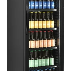 TEFCOLD Zwarte flessenkoeler - CEV425 BLACK Koop Online