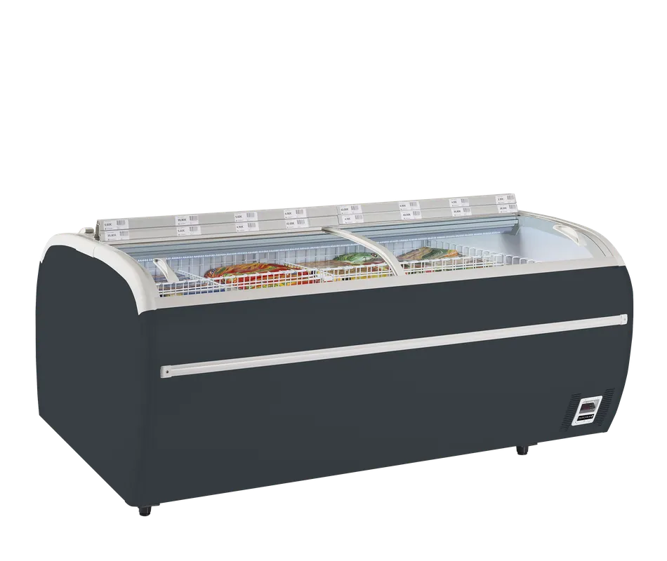 Beste Prijs TEFCOLD Antraciet supermarktkoeler/-vriezer - TWIN 220A-CF