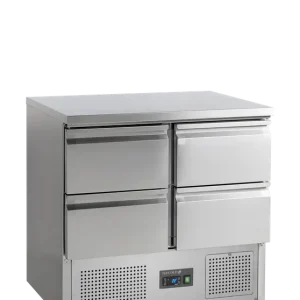 Veilige Betaling TEFCOLD Saladette-koelwerkbank GN1/1 - SA914