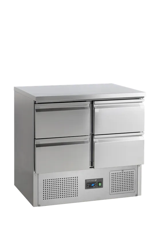 Veilige Betaling TEFCOLD Saladette-koelwerkbank GN1/1 - SA914