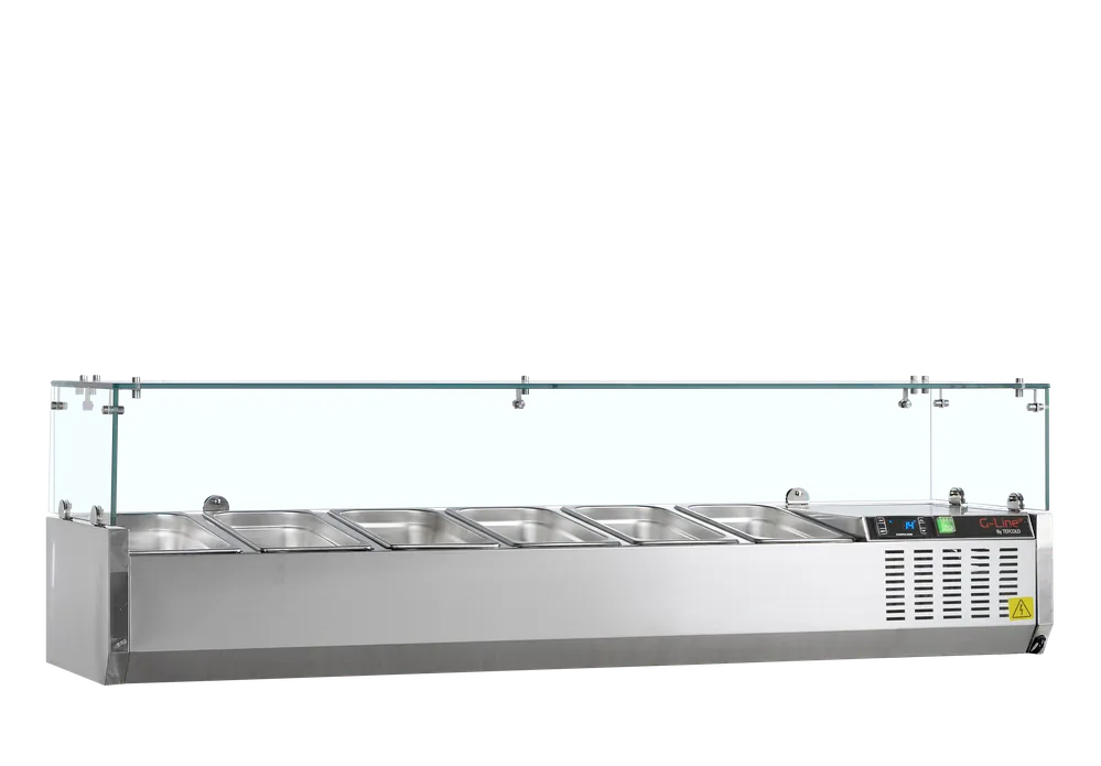 Seizoensaanbieding G-Line by TEFCOLD Koelvitrine GN1/4 - GVC33-150