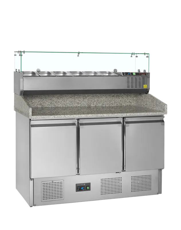 TEFCOLD Pizzatafel incl. unit voor toppings - PT1365 + GVC33-140 Betaalbaar