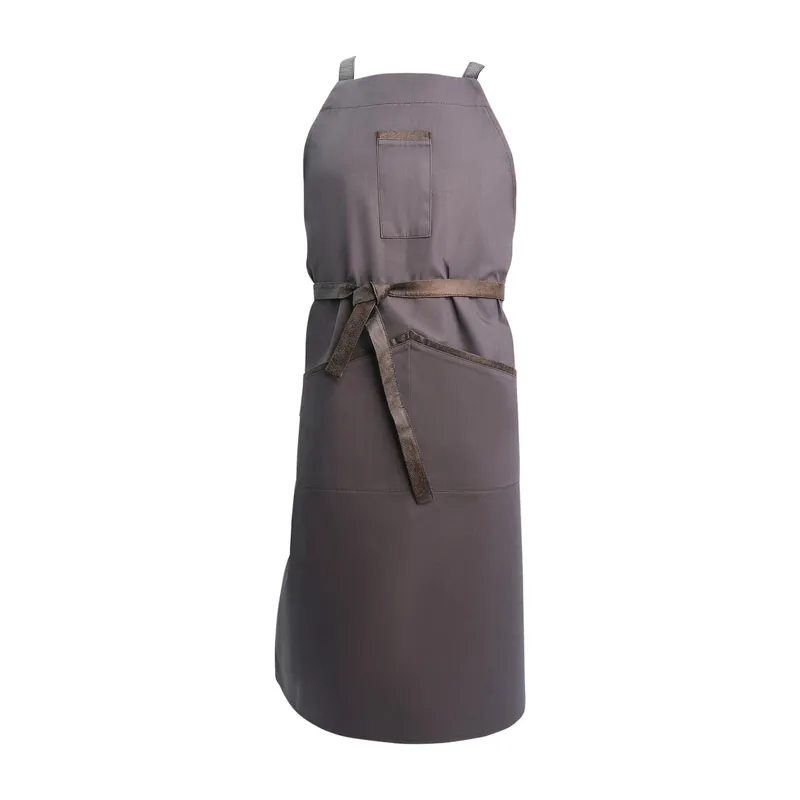 Goedkoop OUTLET - Schort San Sebastian Strijkvrij 700x(H)1000mm grijs