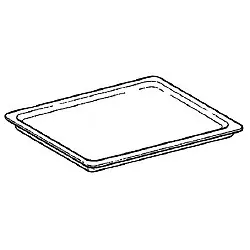 OUTLET - Bakblik RVS 433x333mm Finale Uitverkoop