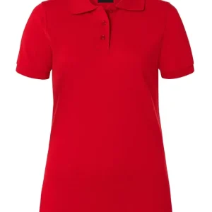 Veilige Betaling Dames Poloshirt - Rood - L